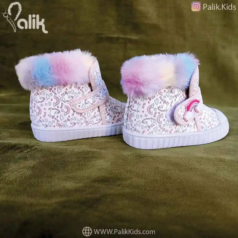 نیم بوت دخترانه 118013005 تک شاخ کرم Viny — تصویر ۳