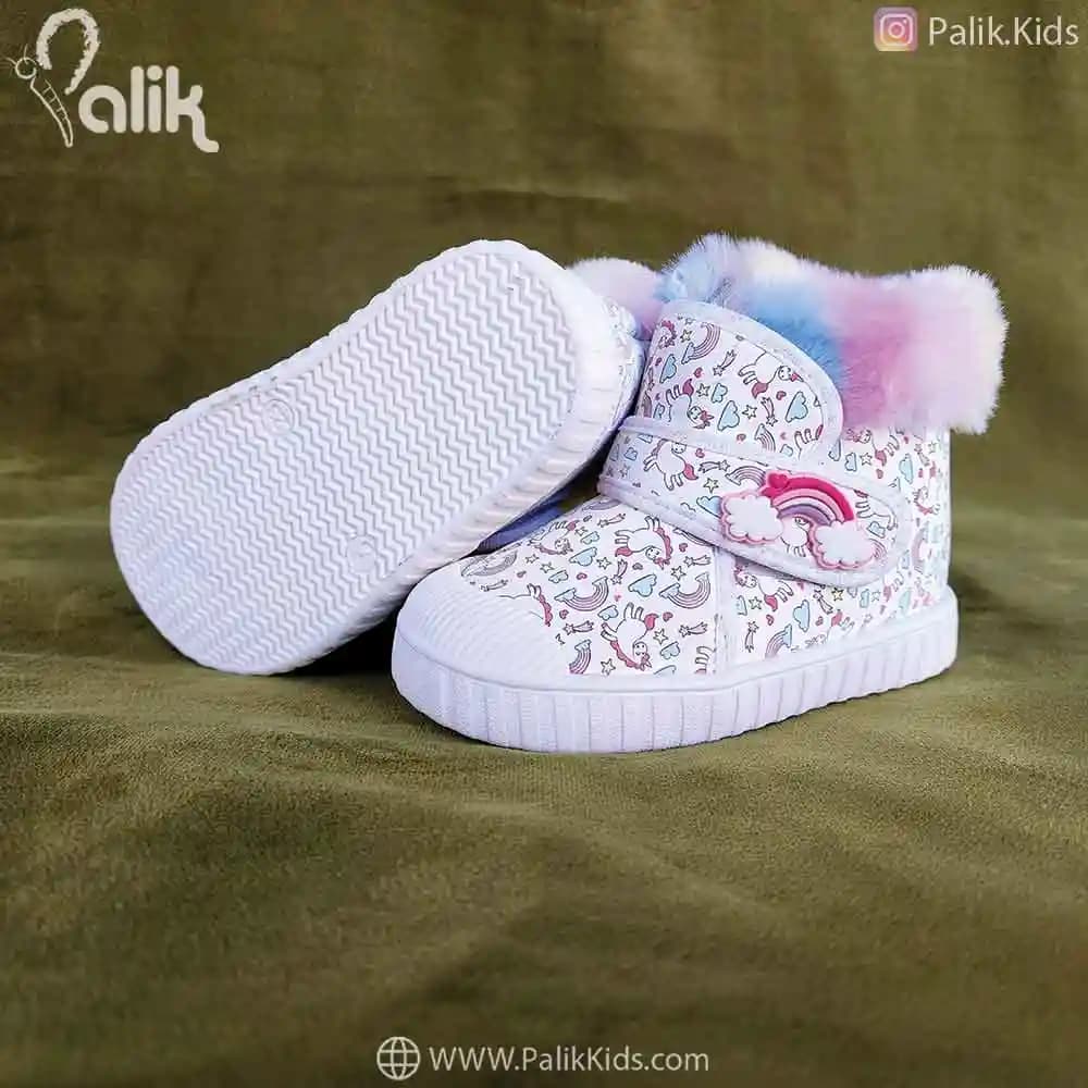 نیم بوت دخترانه 118013001 تک شاخ سفید Viny — تصویر ۶