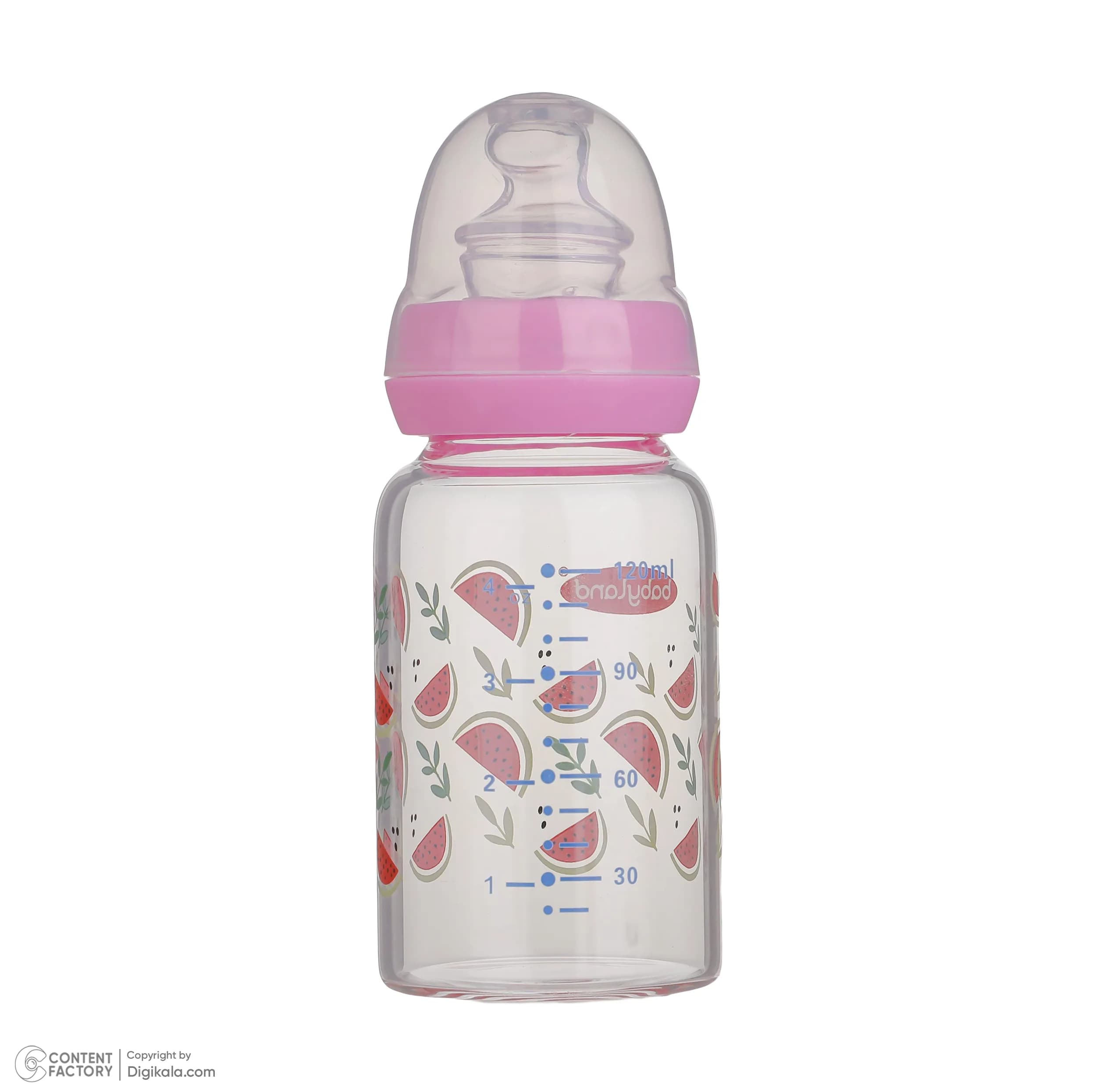 شیشه شیر بیبی لند مدل کلاسیک ارتودنسی پیرکس کد 05424 گنجایش 120 میلی لیتر — تصویر ۴