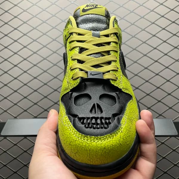 نایک اس بی دانک لو جمجمه هالووین Nike Dunk Low Retro QS Halloween Skull — تصویر ۵