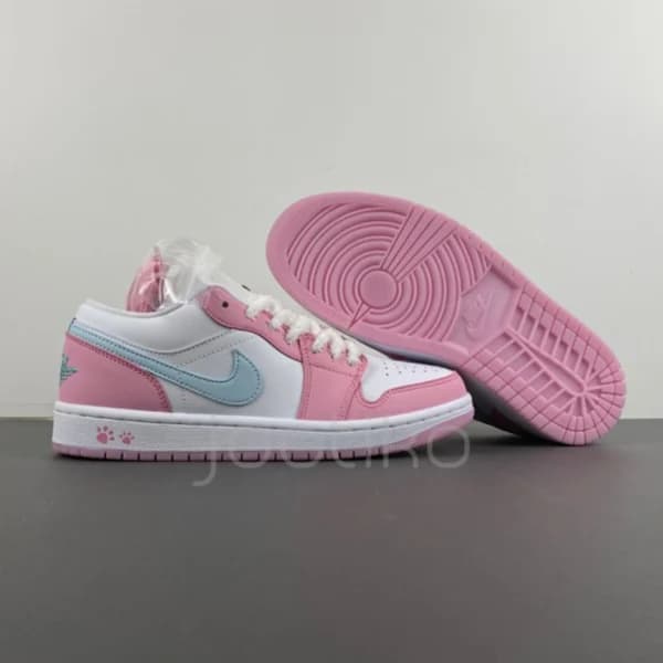 جردن وان لو پنجه صورتی Jordan 1 Low SE Paw Print Pink Foam — تصویر ۶