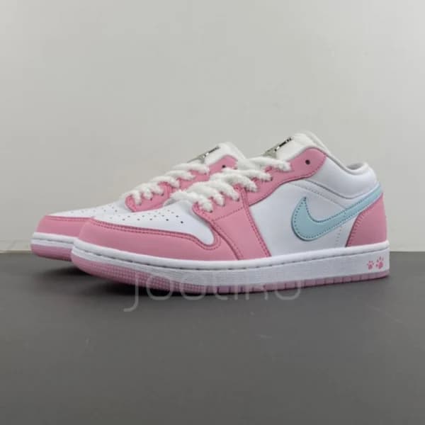 جردن وان لو پنجه صورتی Jordan 1 Low SE Paw Print Pink Foam — تصویر ۵