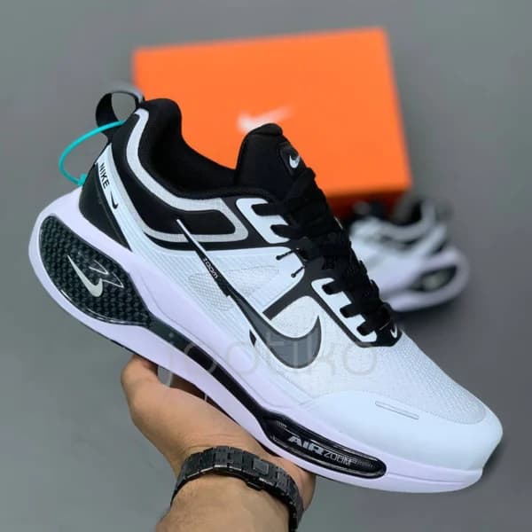 نایک ایر زوم وین فلو سفید مشکی Nike Air Zoom Winflo
