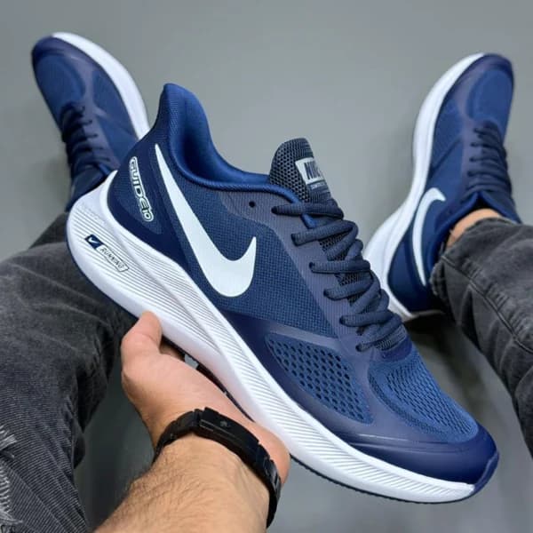 کفش رانینگ نایک ایرزوم وین فلو سرمه ای NIKE AIR ZOOM WINFLO 7X