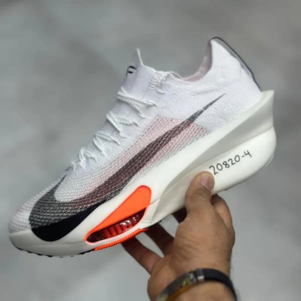نایک زوم آلفافلای نکست Nike Air Zoom Alphafly Next% 3 Prototype سفید نارنجی — تصویر ۲