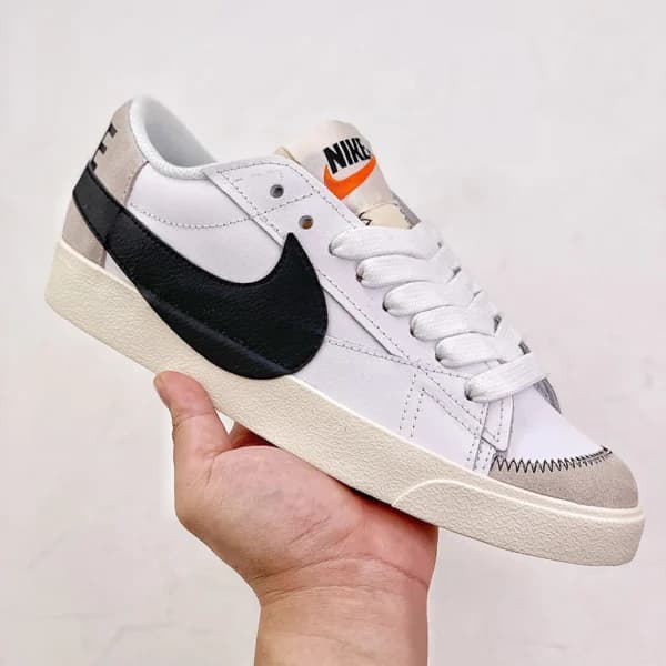 نایک بلیزر جامبو Nike Blazer Low 77 Jumbo White Black Sail سفید مشکی
