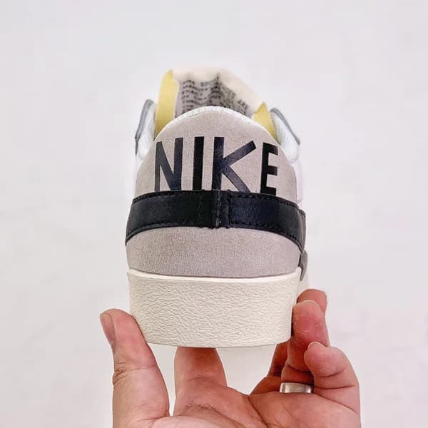 نایک بلیزر جامبو Nike Blazer Low 77 Jumbo White Black Sail سفید مشکی — تصویر ۵