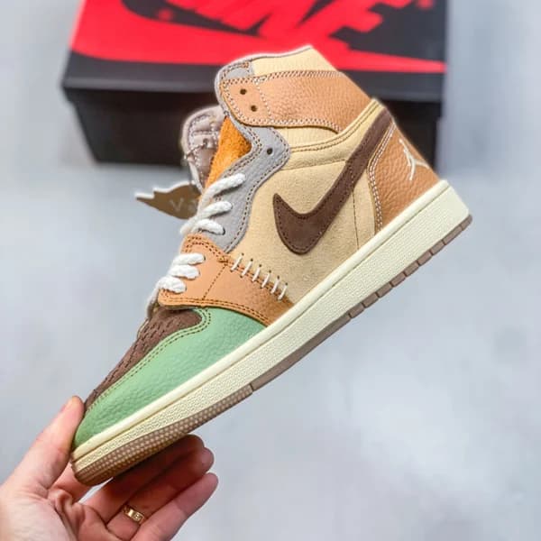 کفش نایک ایر جردن وان وودو Jordan 1 High OG Zion Williamson Voodoo — تصویر ۲