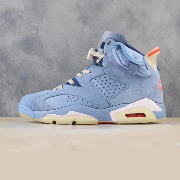 جردن 6 تراویس اسکات هیوستون اویلرز Travis Scott x Air Jordan 6 Houston Oilers — تصویر ۲