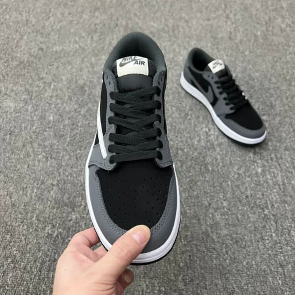ایر جردن وان Jordan 1 Low OG Grey/Black — تصویر ۲