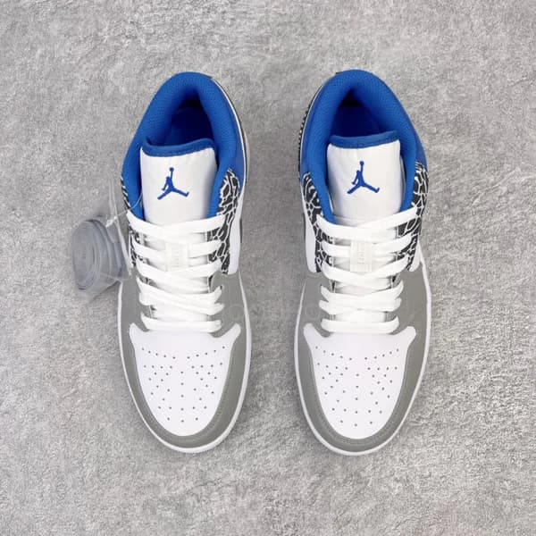 نایک جردن وان Jordan 1 Low Light Smoke Grey Marina Blue — تصویر ۳