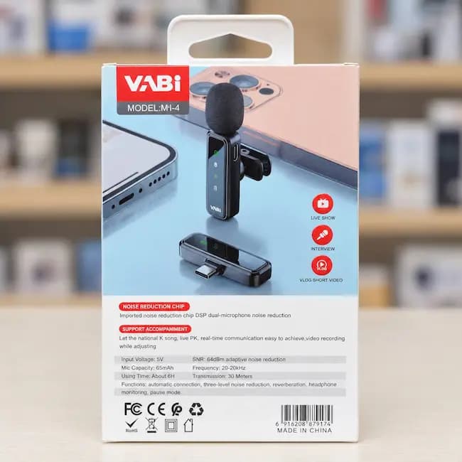 میکروفون بی سیم VABI مدل MI-4 — تصویر ۳