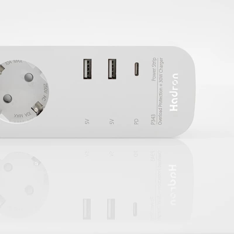 چند راهی برق هادرون HADRON مدل P343 با گارانتی 36 ماهه شرکت هادرون — تصویر ۳