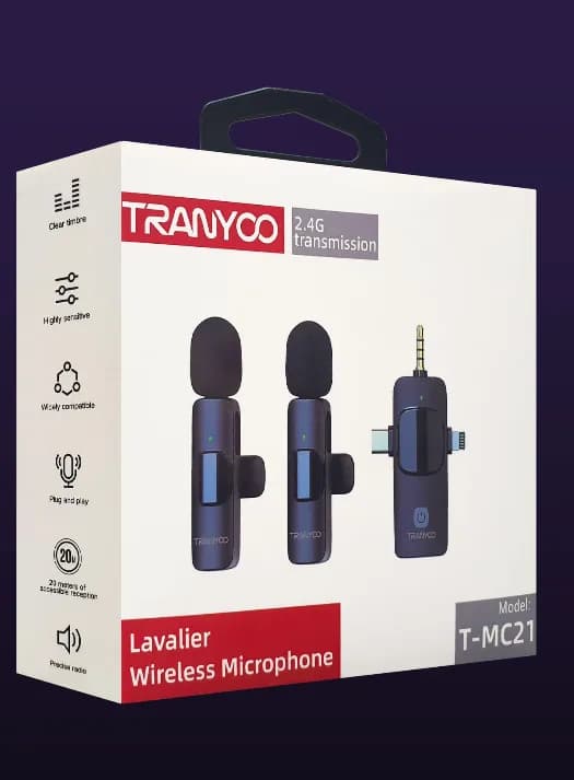 میکروفون تولید محتوا ترانیو Tranyoo مدل T-MC21 — تصویر ۳
