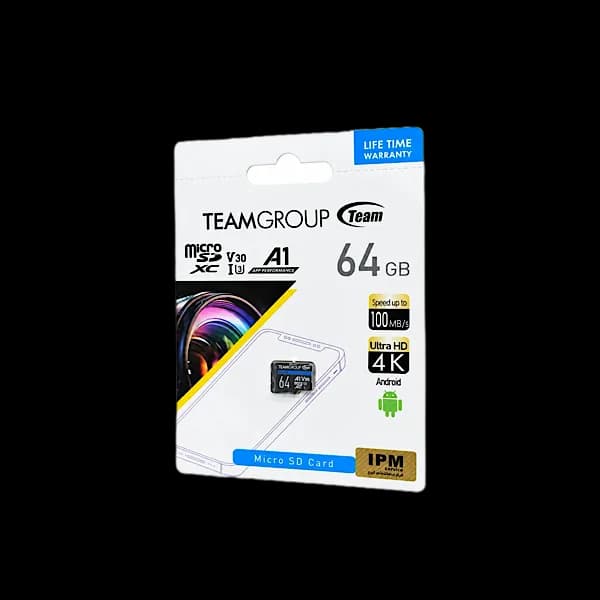 رم میکرو MicroSDHC 64GB تیم گروپ — تصویر ۲