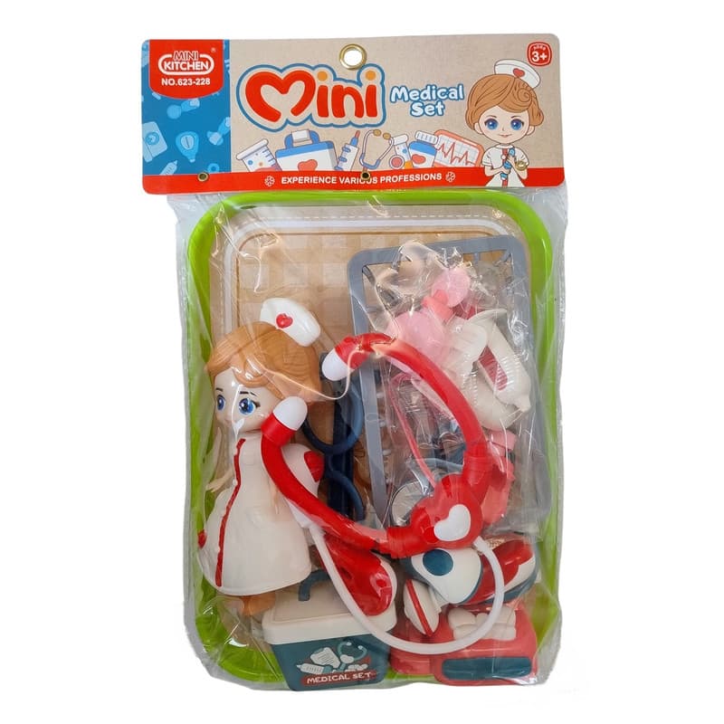ست اسباب بازی تجهیزات پزشکی مدل Mini Medical Set مجموعه 17 عددی — تصویر ۲