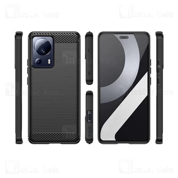 قاب فیبر کربنی شیائومی Xiaomi 13 Lite / Civi 2 Rugged Armor Fiber Carbon — تصویر ۳