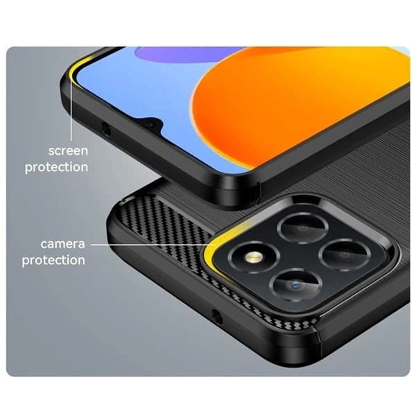 قاب فیبر کربنی هانر Honor X8 / X30i Rugged Armor Fiber Carbon — تصویر ۴