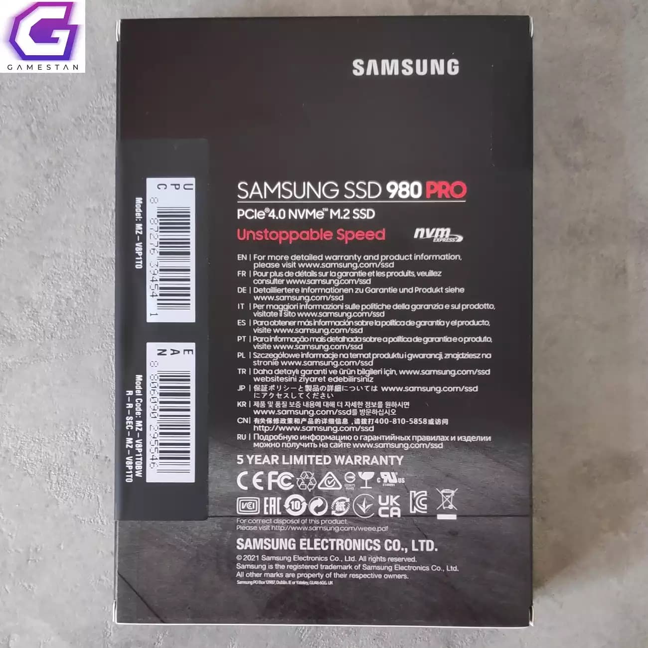 اس اس دی سامسونگ Samsung 980 PRO NVMe SSD 1TB — تصویر ۴
