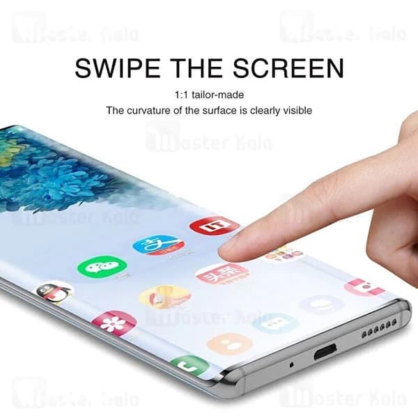 محافظ صفحه پلیمر نانو تمام صفحه تمام چسب سامسونگ Samsung Galaxy S23 Plus Polymer Nano — تصویر ۵