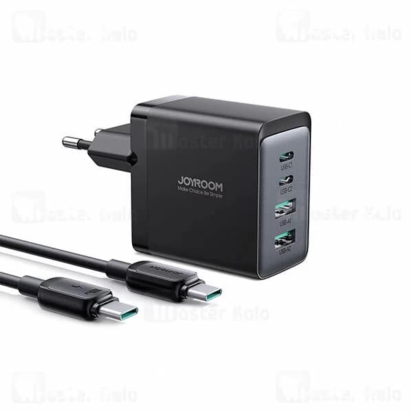 شارژر دیواری جویروم Joyroom JR-TCG02 Gan توان 67 وات همراه با کابل — تصویر ۳