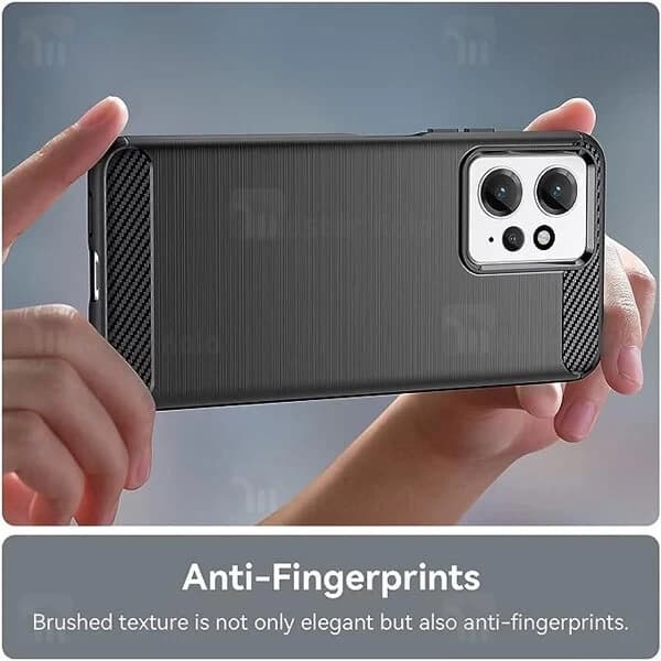 قاب فیبر کربنی شیائومی Xiaomi Redmi Note 12 4G Rugged Armor Fiber Carbon — تصویر ۵