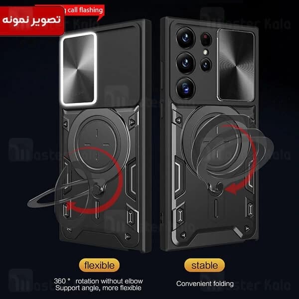 قاب ضد ضربه مگنتی Huawei Nova 10 SE Magnetic Support Case دارای محافظ دوربین — تصویر ۳