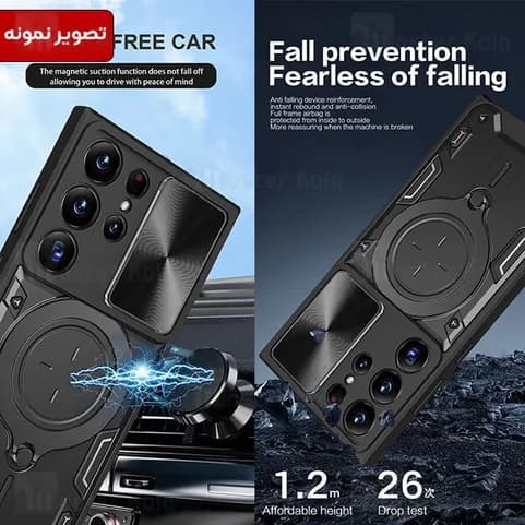 قاب ضد ضربه مگنتی OnePlus 10T Magnetic Support Case دارای محافظ دوربین — تصویر ۴