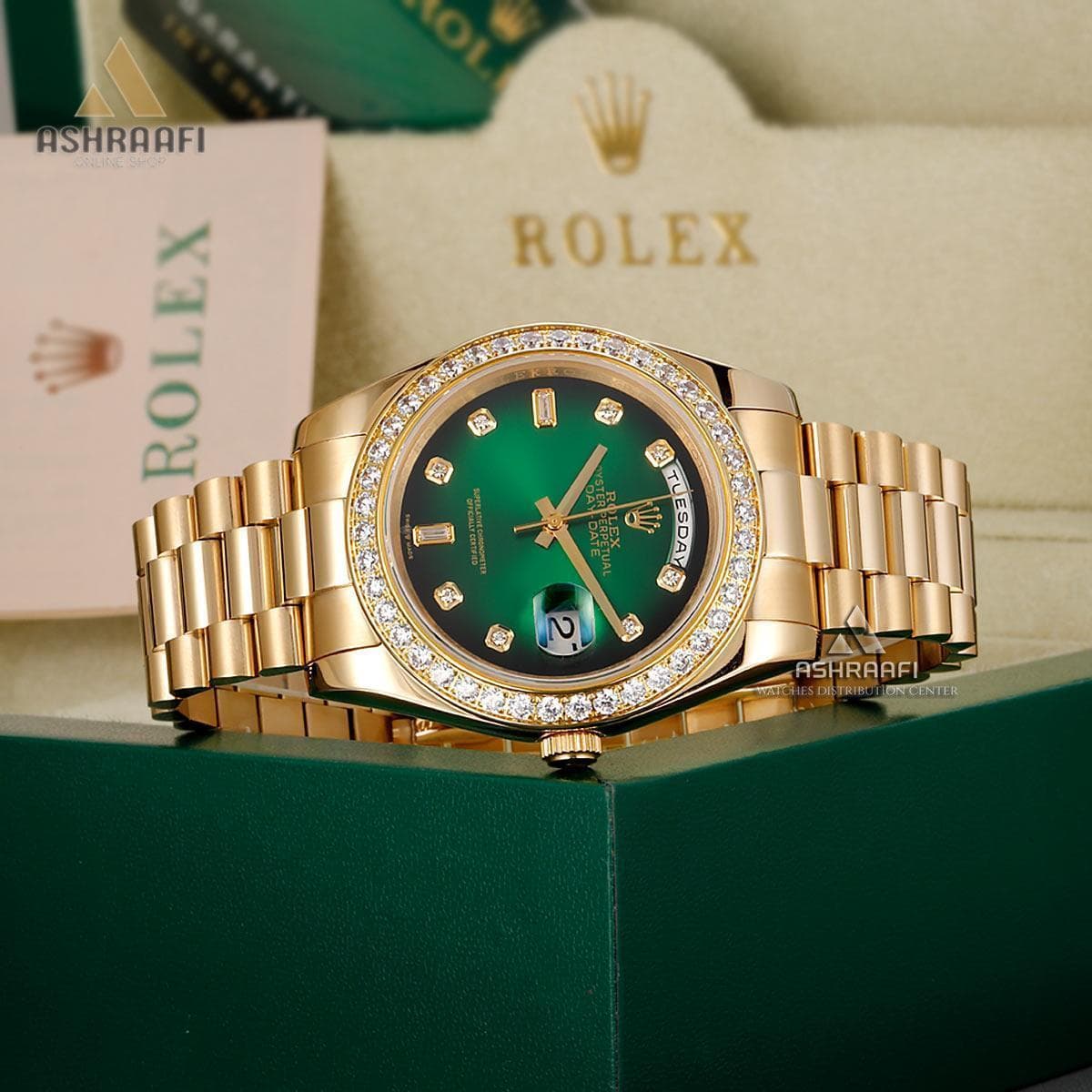 ساعت رولکس دی دیت Rolex Day Date Kennedy GGR32 YZ — تصویر ۴