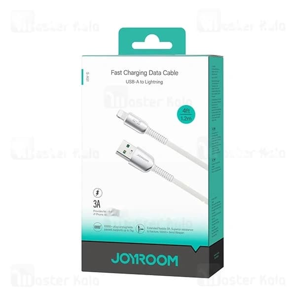 کابل لایتنینگ جویروم Joyroom S-A51 طول 1.2 متر شدت جریان 3 آمپر — تصویر ۸