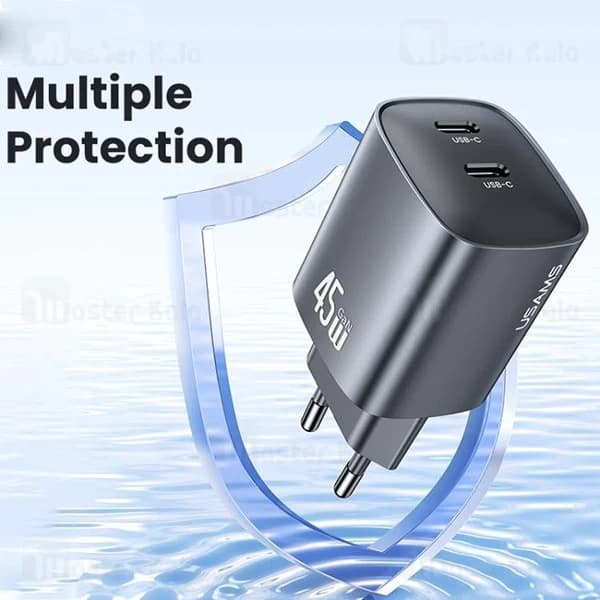 شارژر دیواری یوسمز USAMS CC305 توان 45 وات — تصویر ۵