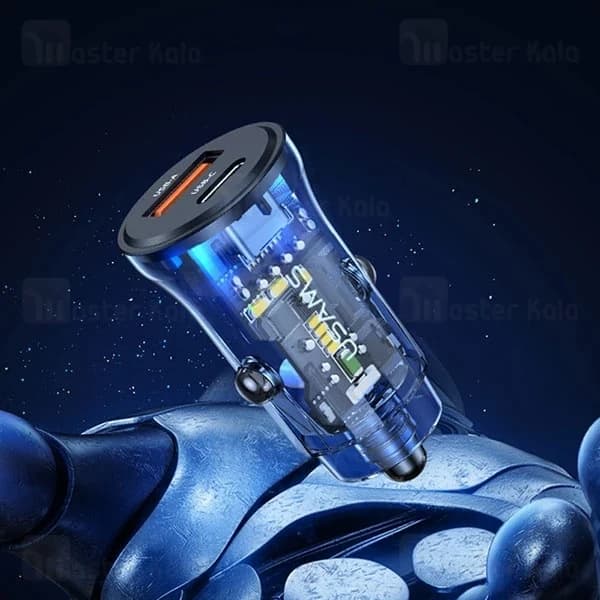 شارژر فندکی یوسمز USAMS CC164 توان 30 وات — تصویر ۶