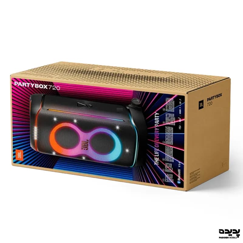 اسپیکر بلوتوثی قابل حمل جی بی ال مدل JBL PartyBox Club 720 — تصویر ۶