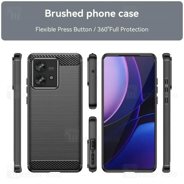 قاب فیبر کربنی موتورولا Motorola Edge 40 Neo Rugged Armor Fiber Carbon — تصویر ۲