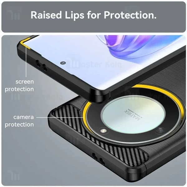 قاب فیبر کربنی هانر Honor X9b / X50 Rugged Armor Fiber Carbon — تصویر ۵
