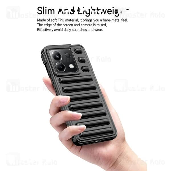 قاب پافر ضد ضربه شیائومی Xiaomi Poco X6 5G TPU Capsule Shockproof — تصویر ۴