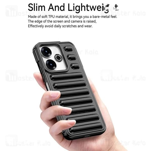 قاب پافر ضد ضربه شیائومی Xiaomi Poco M6 4G TPU Capsule Shockproof — تصویر ۴