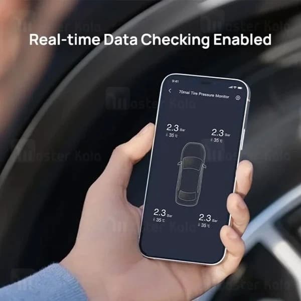 سنسور فشار باد لاستیک شیائومی Xiaomi 70mai T04 External TPMS Sensor Midrive — تصویر ۸