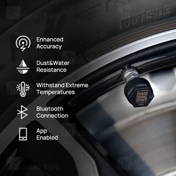 سنسور فشار باد لاستیک شیائومی Xiaomi 70mai T04 External TPMS Sensor Midrive — تصویر ۷