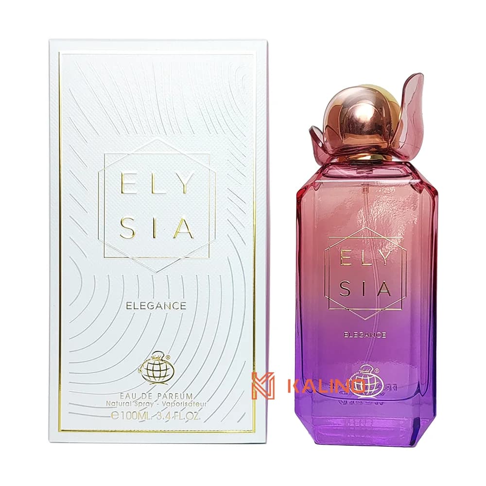 ادکلن زنانه الیسیا الگانس (کایالی فلور ماجستی رز رویال) فرگرانس ورد حجم 100 میل | Fragrance World Elysia Majesty Rose Royale
