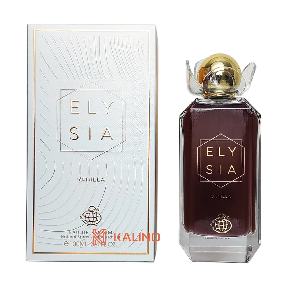 ادکلن زنانه الیسیا وانیلا (کایالی وانیلا 28) فرگرانس ورد حجم 100 میل | Fragrance World Elysia Vanilla 28