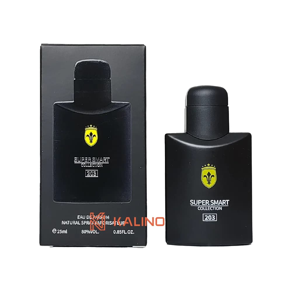 ادکلن مردانه فراری مشکی-اسکودریا بلک سوپر اسمارت کد 203 حجم 25 میل | Super Smart Ferrari Scuderia Black