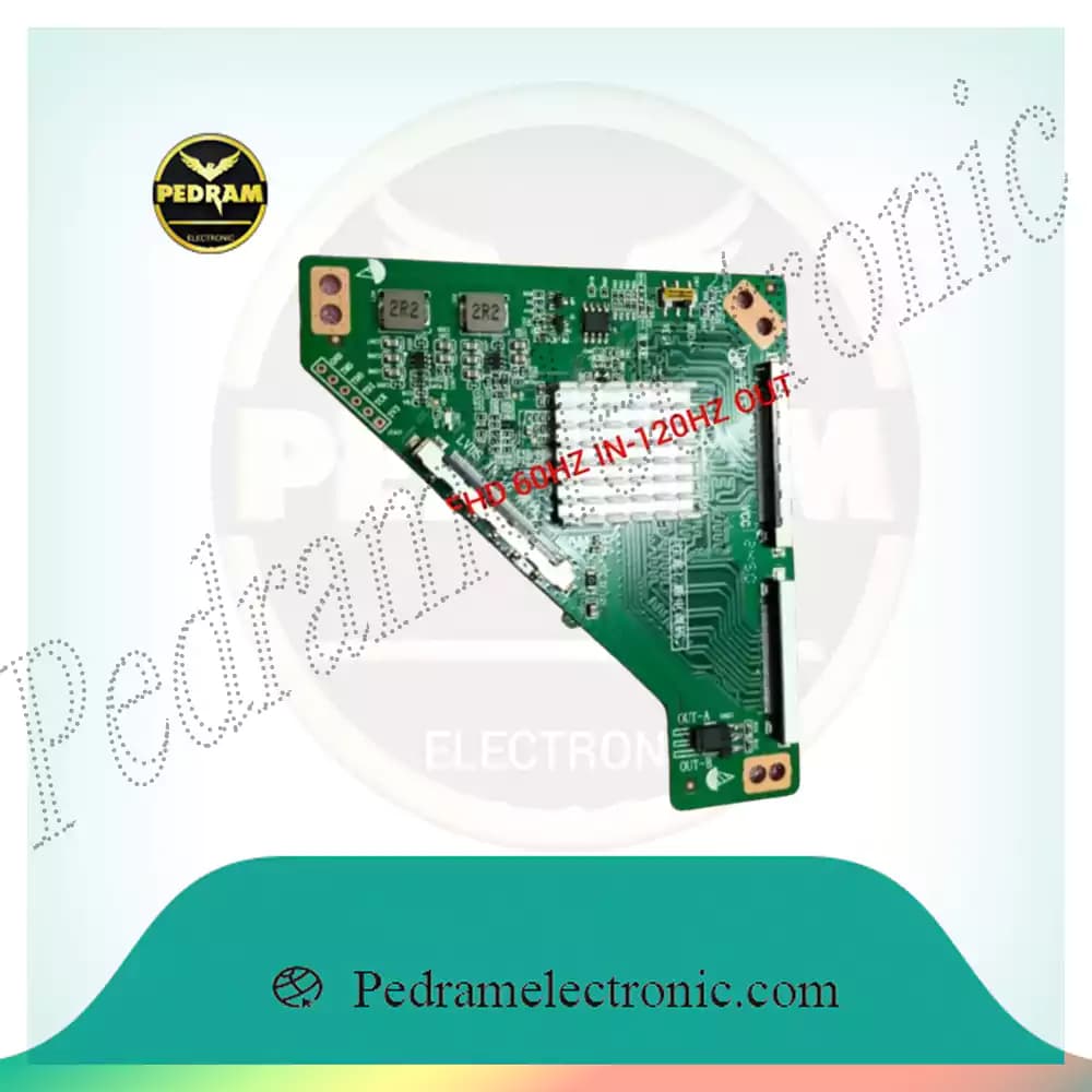 تبدیل مثلثی ورودی ال‌جی مدل TABDIL QK-6M30A + کابل | تبدیل سیگنال پنل FHD/QHD ورودی 120Hz به خروجی 60Hz