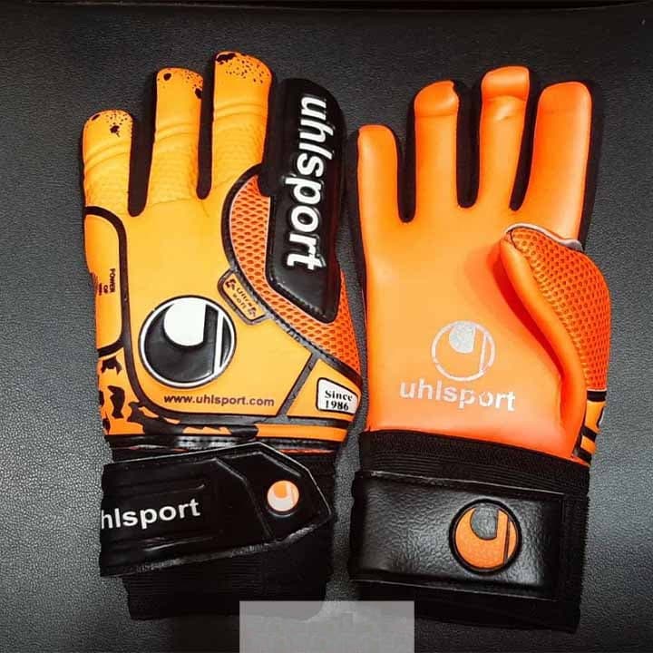 دستکش دروازه بانی آلشپرت uhlsport نارنجی مشکی سایز ۱۰