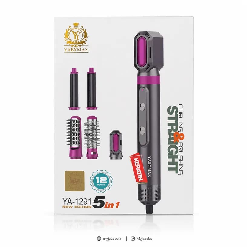 سشوار حرفه ای YABY MAX 1291 یابی مکس طرح دایسون 1600 وات — تصویر ۳