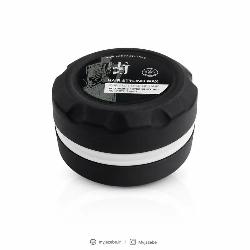 ژل واکس مو مات کاسه ای اف جی fj مشکی 150 میل