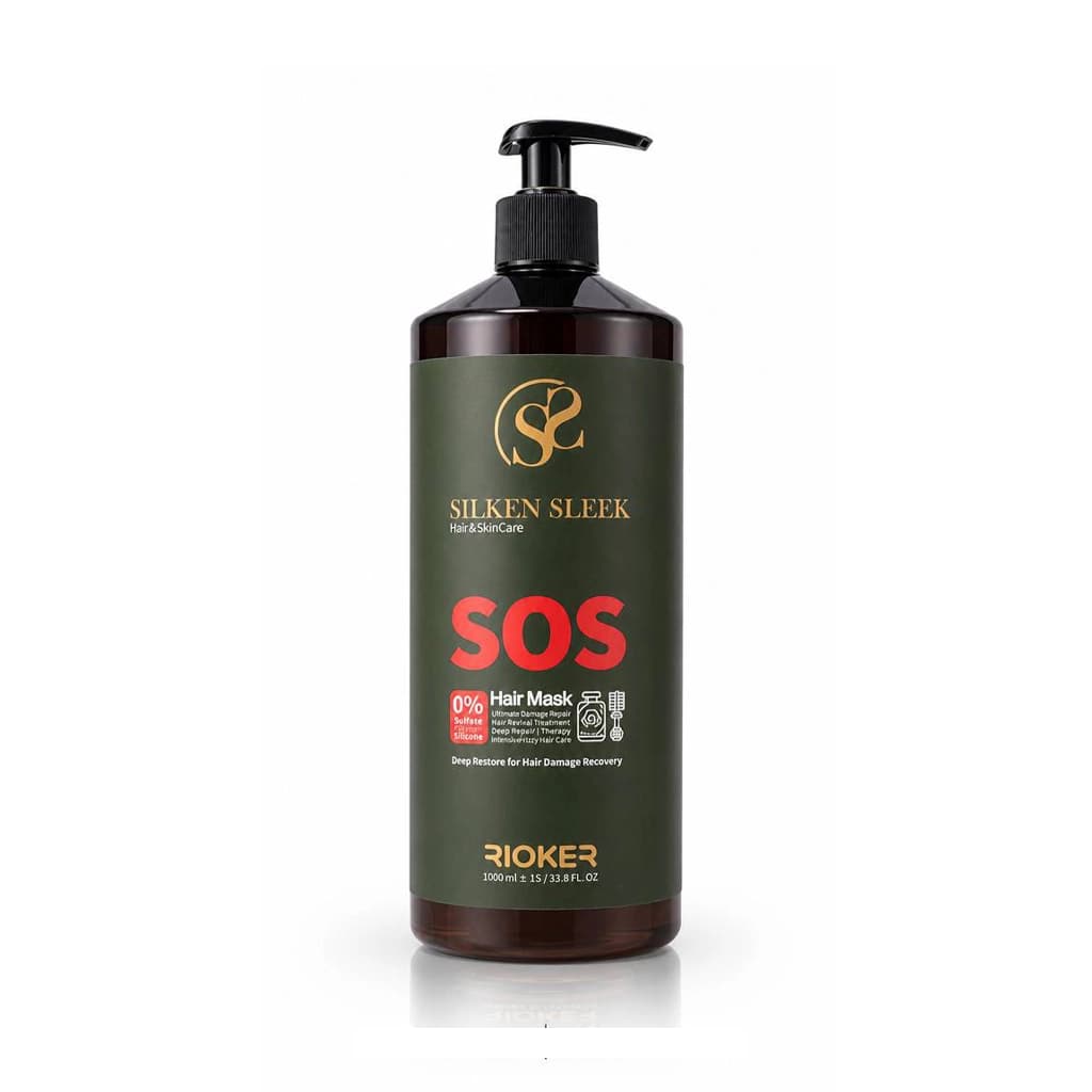 ماسک مو سیلکن اسلیک ریوکر SOS فری سولفات و ترمیم کننده 1 لیتری