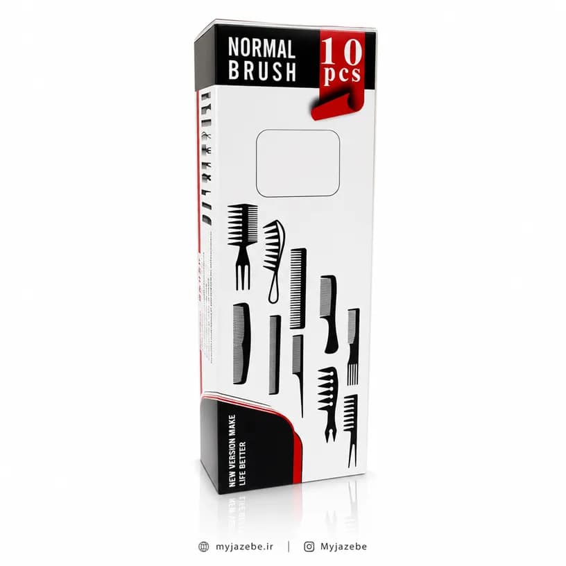 ست شانه 10 عددی NORMAL BRUSH