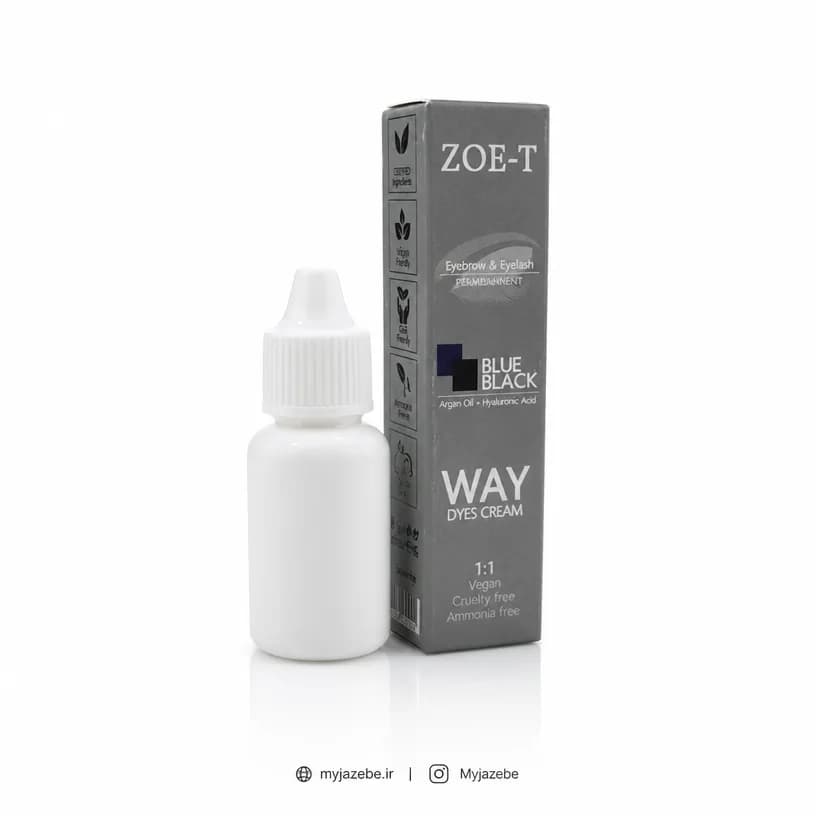 رنگ مژه و ابرو ZOE-T اسپانیایی
