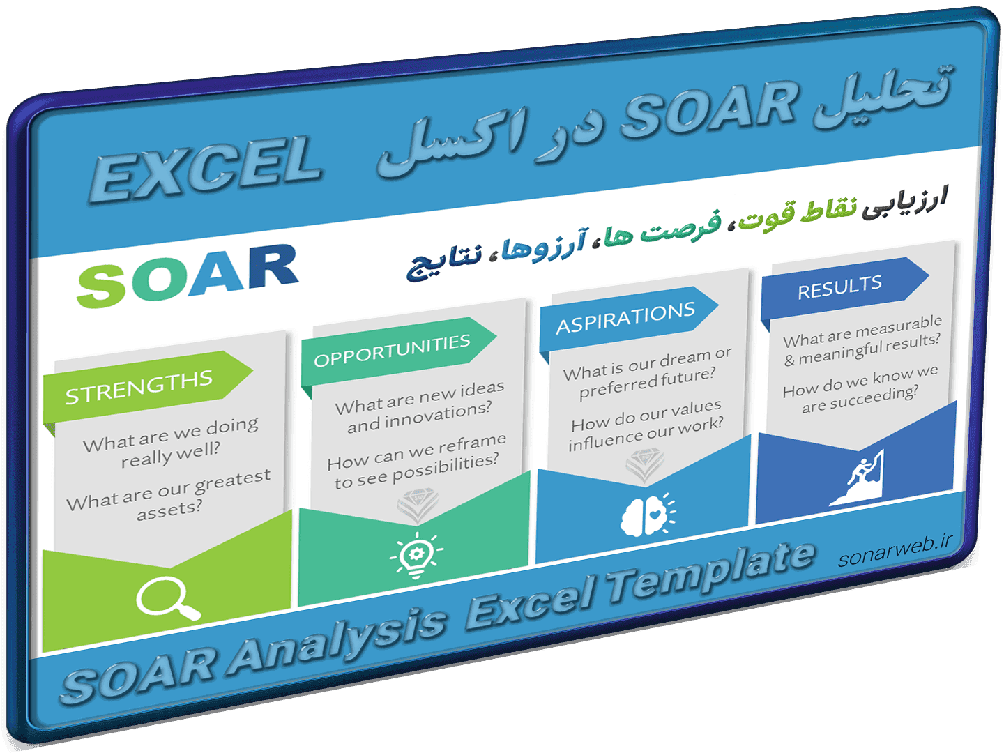 دانلود فایل اکسل تحلیل SOAR – مدل راهبردی SOAR – برنامه ریزی استراتژیک